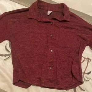 Brand-NOBO (No Boundaries), Size M (7-9), Color Maroon,